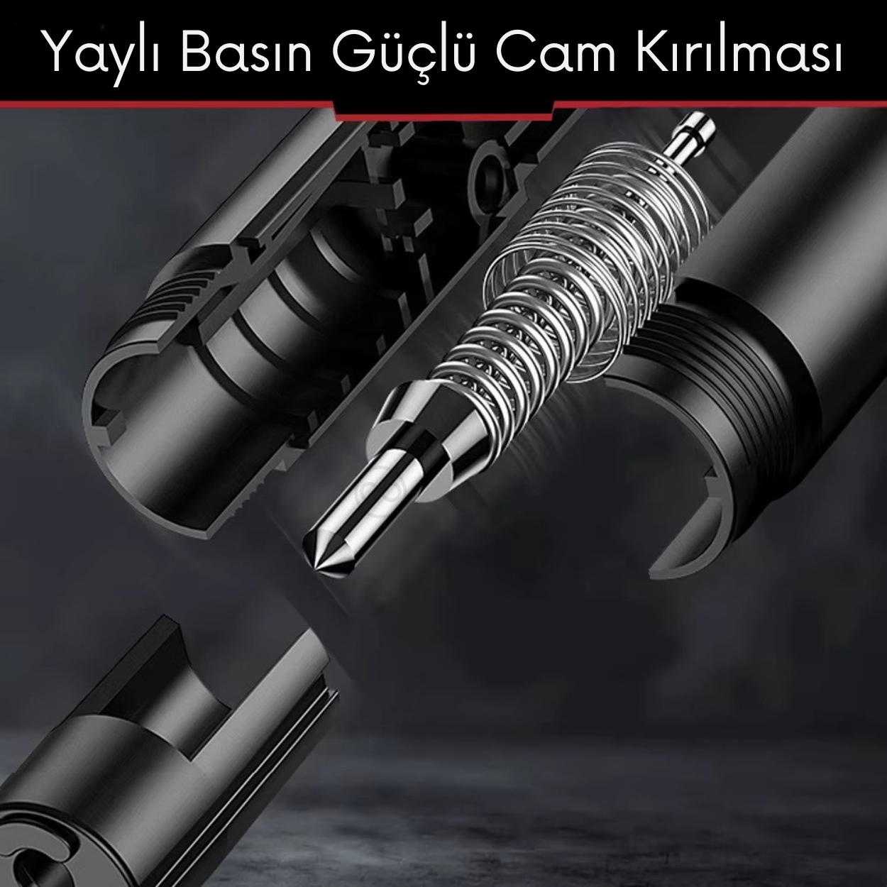 2'si 1 Arada Araç Güvenlik Çekici ve Emniyet Kemeri Kesici
