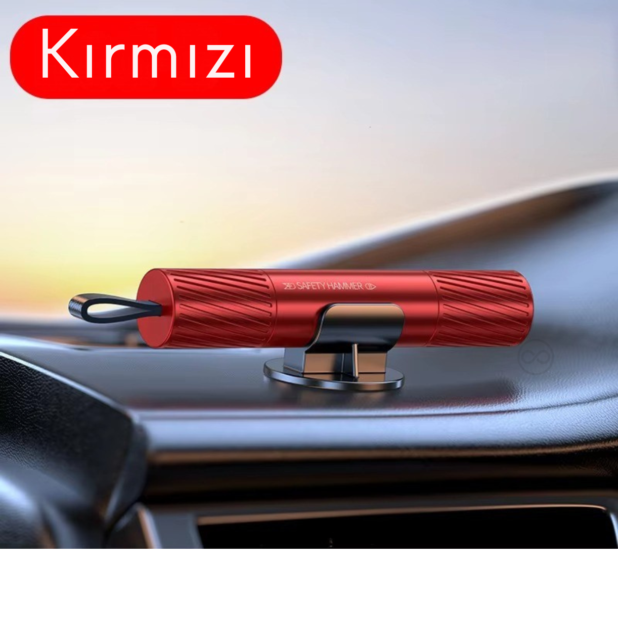 2'si 1 Arada Araç Güvenlik Çekici ve Emniyet Kemeri Kesici
