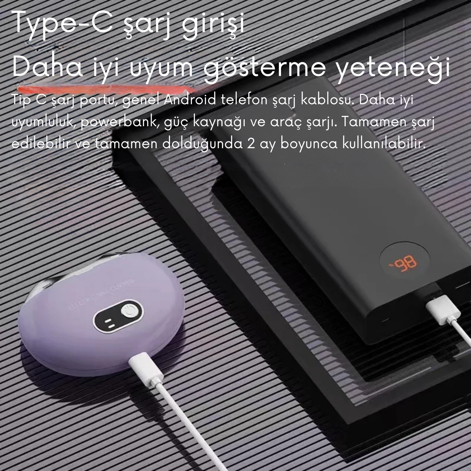 Kompkat Elektrikli Tırnak Makası